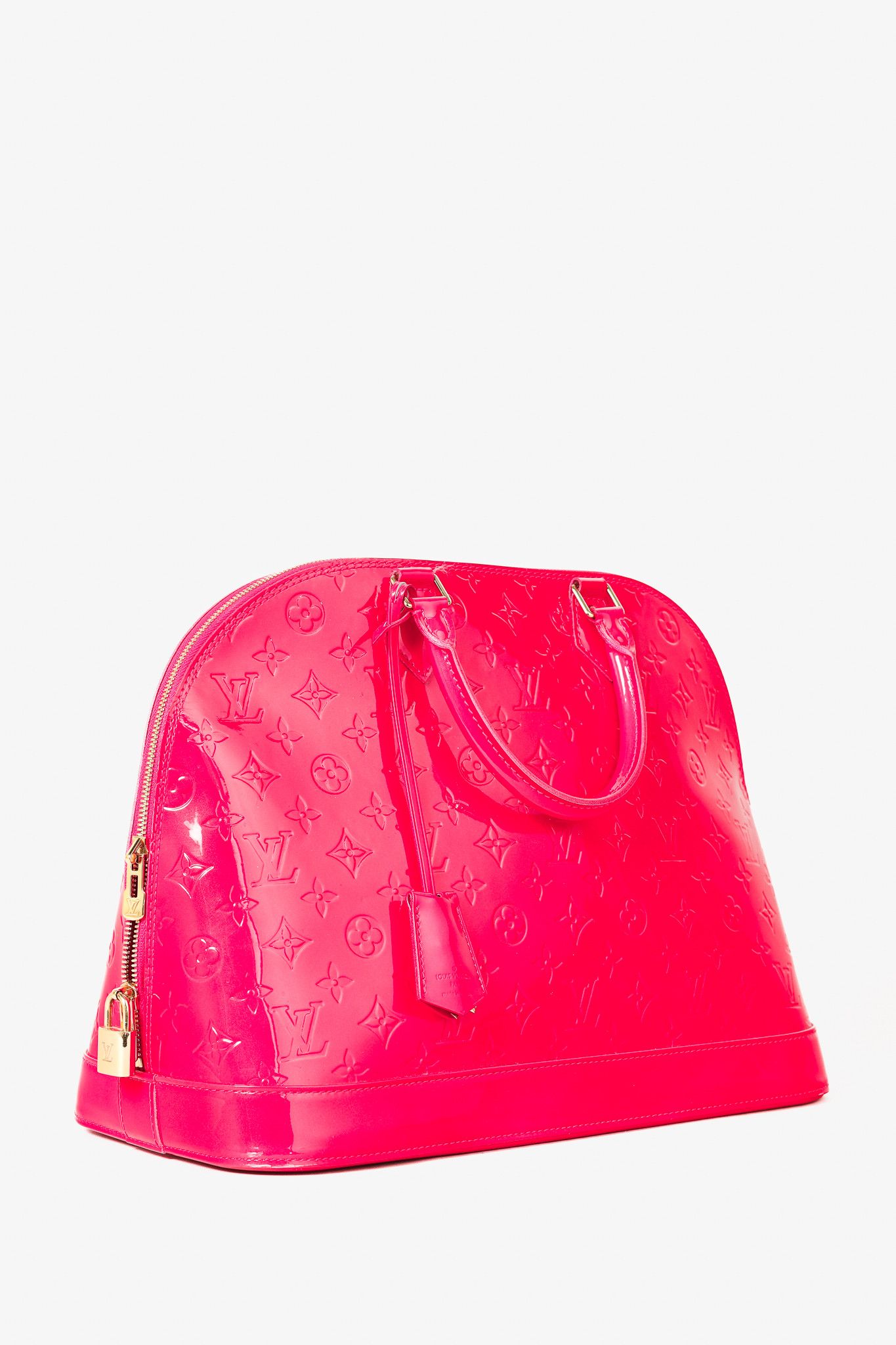 Louis Vuitton Louis Vuitton Alma GM Rose Pop Monogram Vernis Tote Size ONE SIZE - 2 Thumbnail