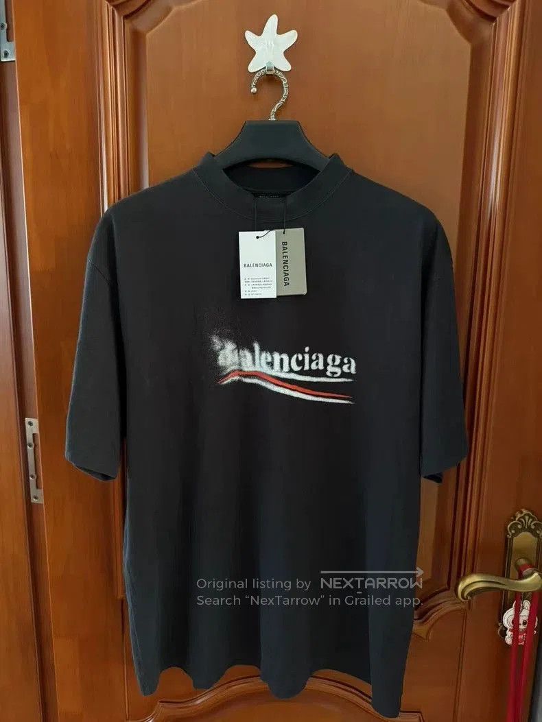 Balenciaga Balenciaga Distressed Coke Print T-shirt. Size US M / EU 48-50 / 2 - 1 Thumbnail