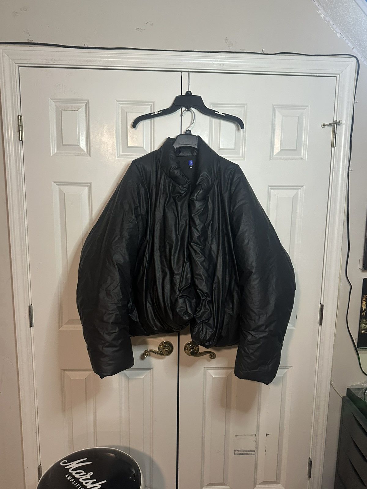 Balenciaga × Gap × Yeezy GAP × YEEZY Round Jacket. Black puffer jacket. Size US XL / EU 56 / 4 - 1 Thumbnail