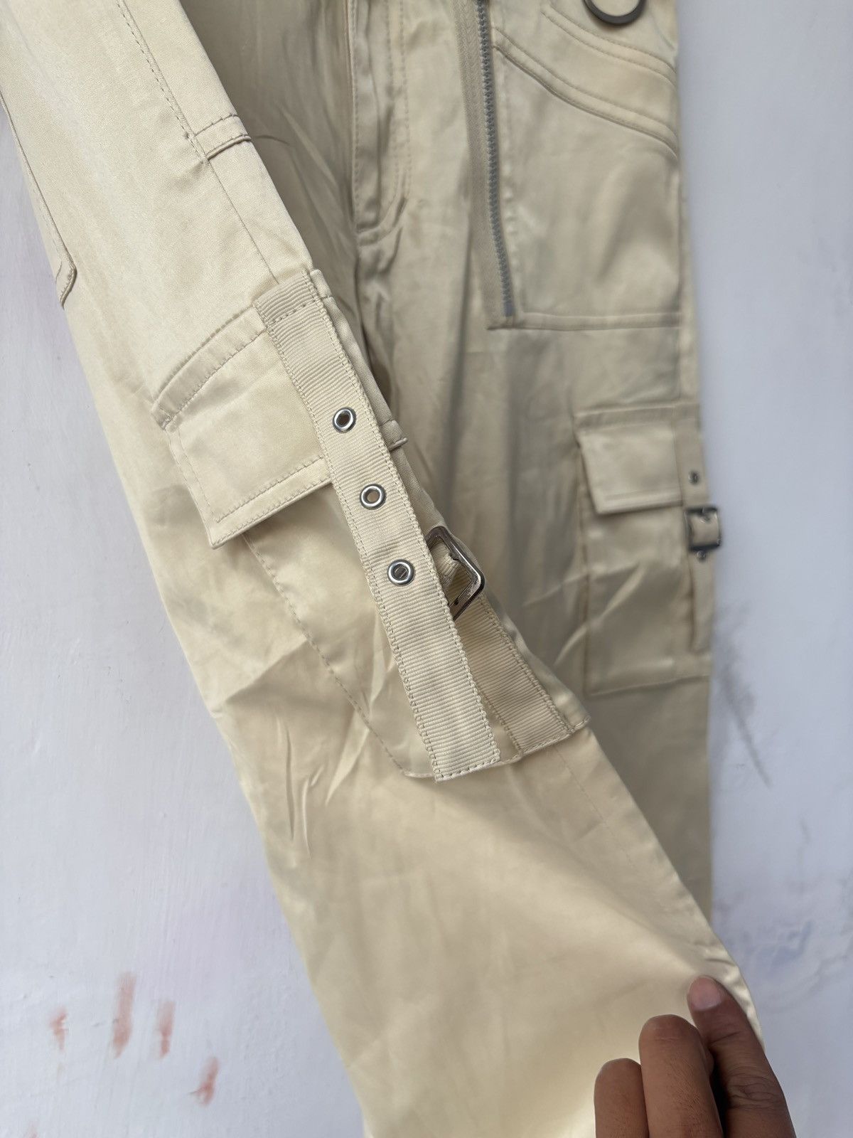 Archival Courrèges Paris Technical Beige Trousers