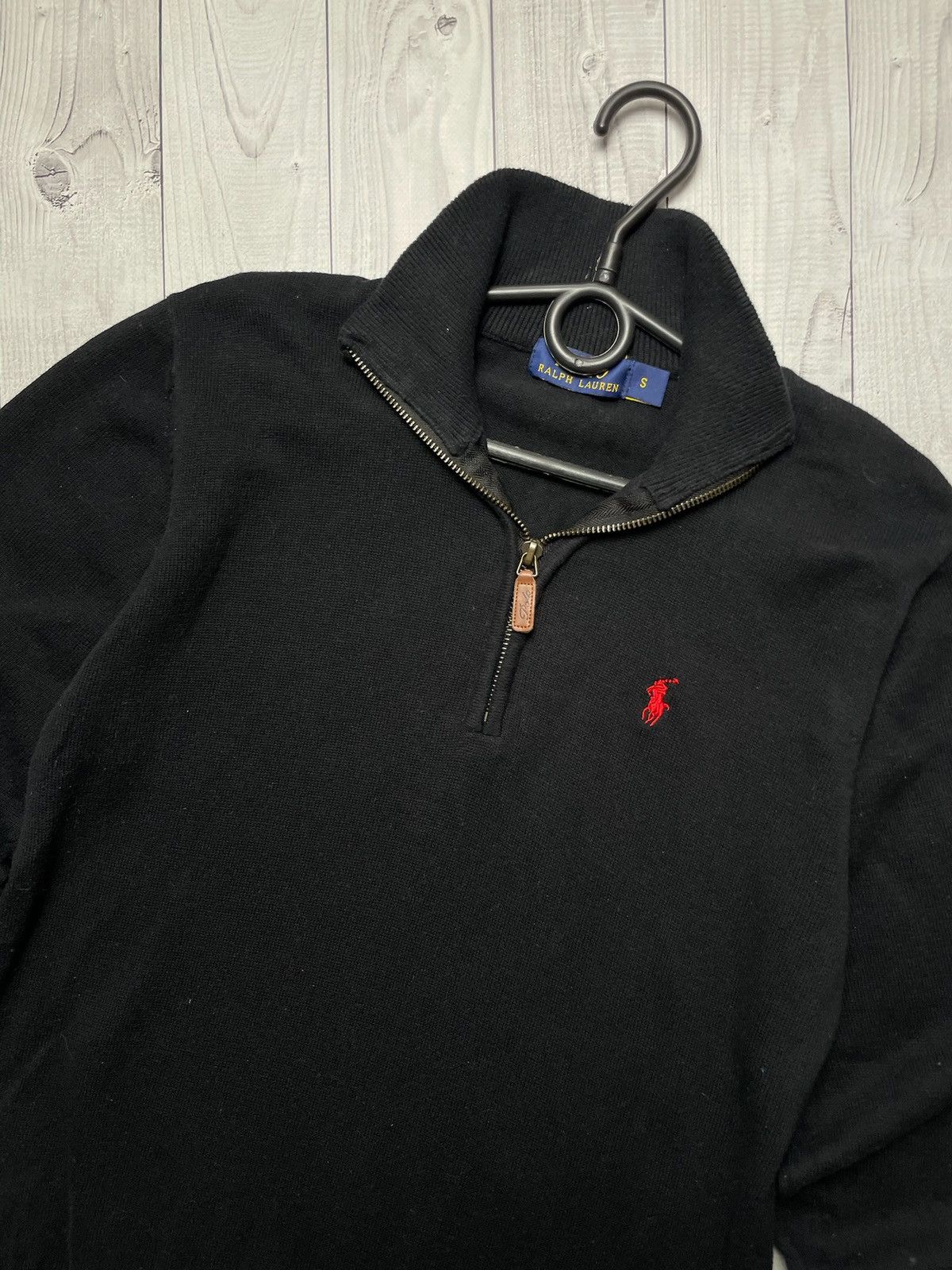 Polo Ralph Lauren × Vintage Vintage polo Ralph Lauren zip 1/4 sweater size S logo Size US S / EU 44-46 / 1 - 2 Thumbnail