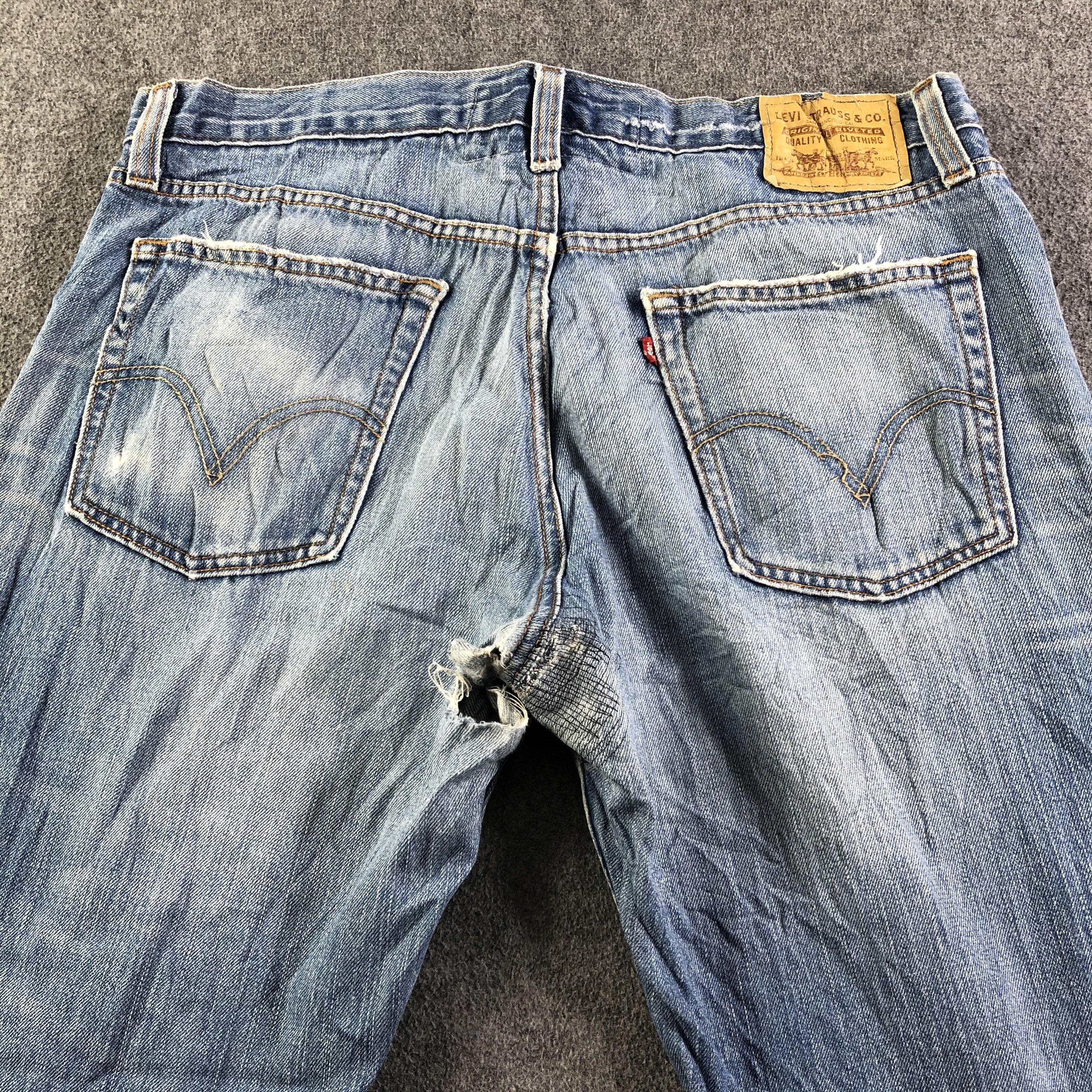 Levi's Vintage Blue Wash Levis 514 Jeans-J3230 Size US 38 / EU 54 - 4 Thumbnail