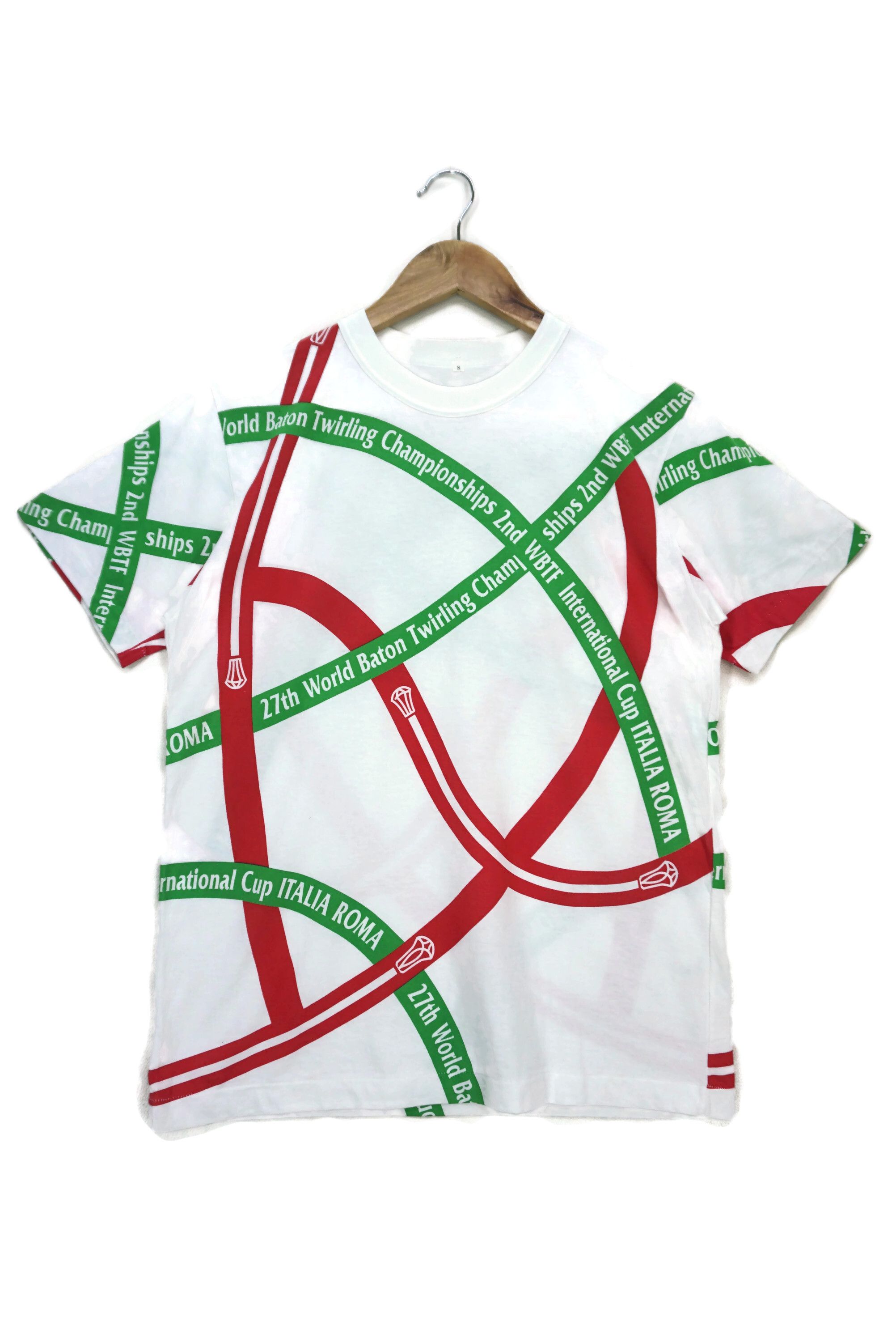USA Olympics Vintage Gymnastics Baton Twirling World Championships Tee Size US S / EU 44-46 / 1 - 1 Thumbnail