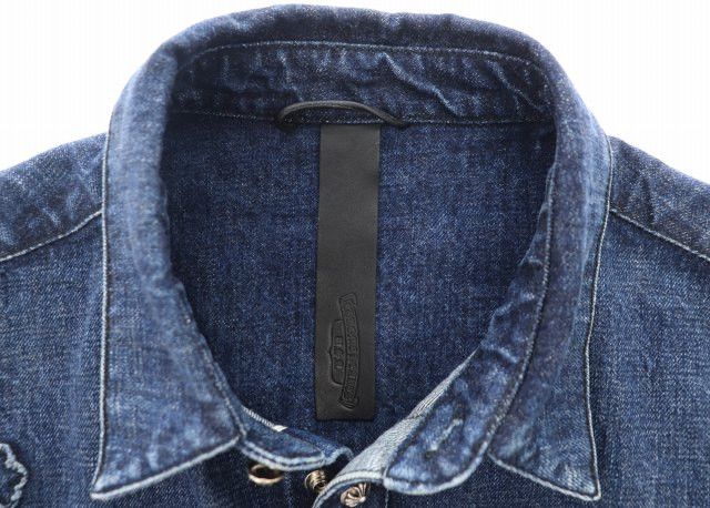 Chrome Hearts Chrome Hearts Cross Patch Denim Shirt Size US XL / EU 56 / 4 - 3 Thumbnail