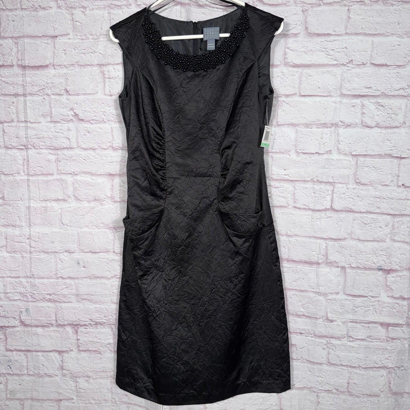 Other Rabbit Rabbit Rabbit Designs Size 8 Black Dress NWT Size M / US 6-8 / IT 42-44 - 1 Thumbnail