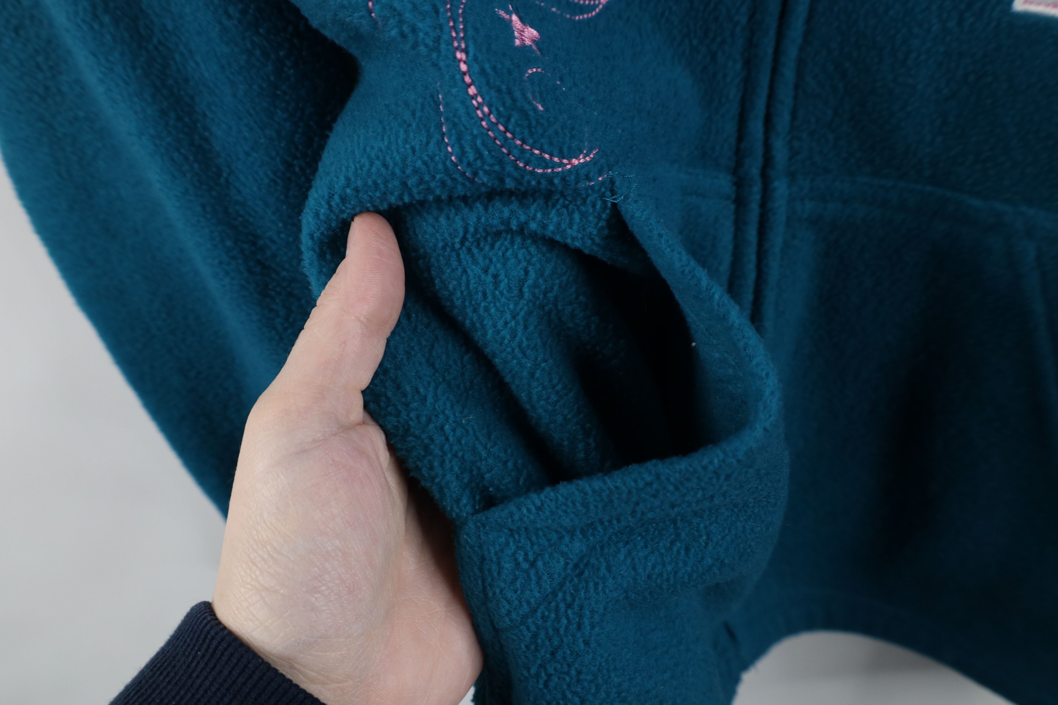 Disney × Vintage Vintage Disney Peter Pan Tinker Bell Full Zip Fleece Hoodie Size L / US 10 / IT 46 - 7 Thumbnail