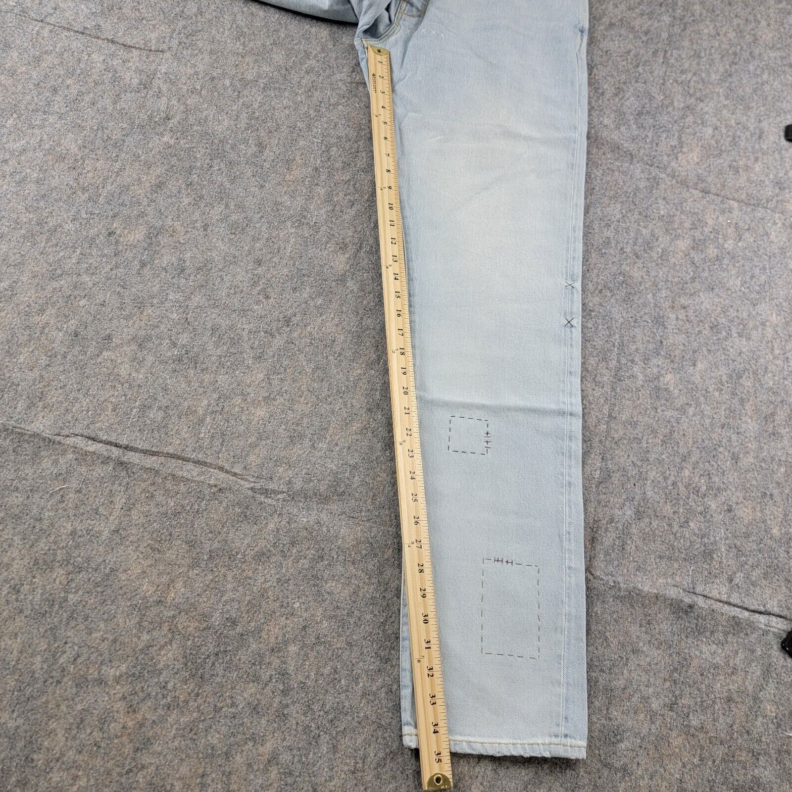 Todd Snyder Todd Snyder Slim Fit Upcycle Patched Selvedge Jeans Size US 34 / EU 50 - 5 Thumbnail