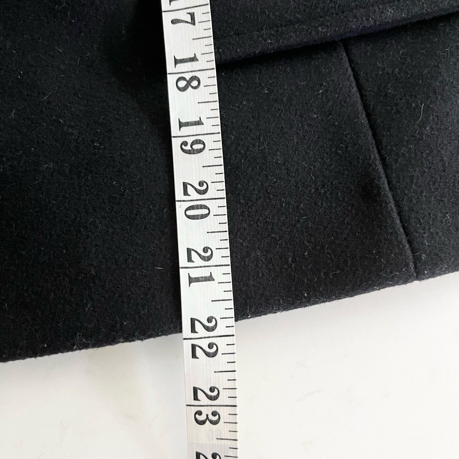 Tory Burch Tory Burch Peggy Calf Half Trimmed Wool Blend Jacket Black Size XL / US 12-14 / IT 48-50 - 6 Thumbnail
