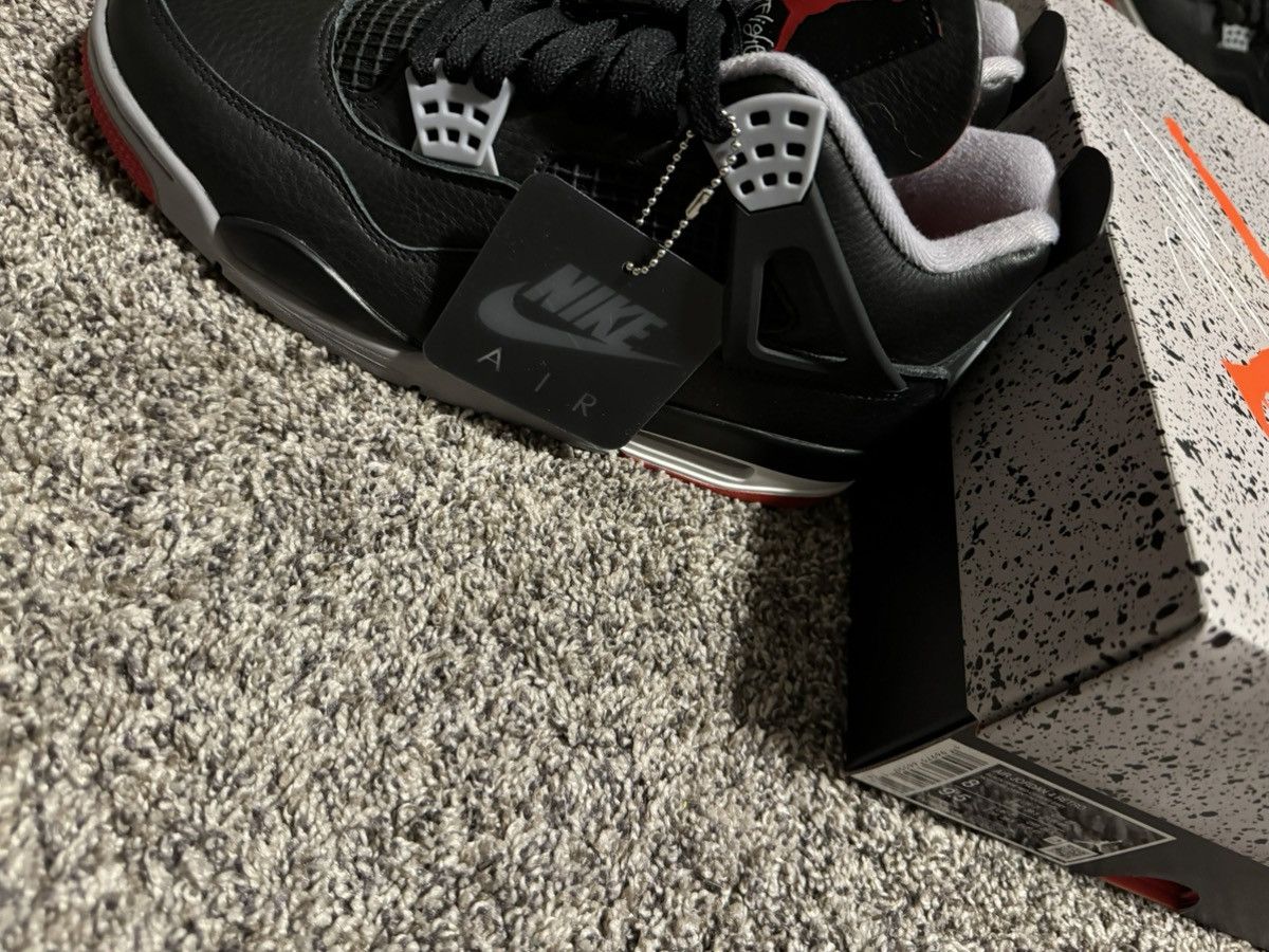 Jordan Brand × Nike Jordan 4 ‘Bred’ Reimagined Size US 8 / EU 41 - 5 Thumbnail
