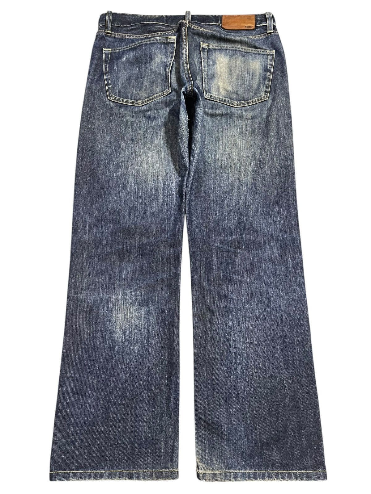 Uniqlo Vintage Japanese Uniqlo Blue Faded Wash Style Loose Jeans Size US 34 / EU 50 - 2 Thumbnail