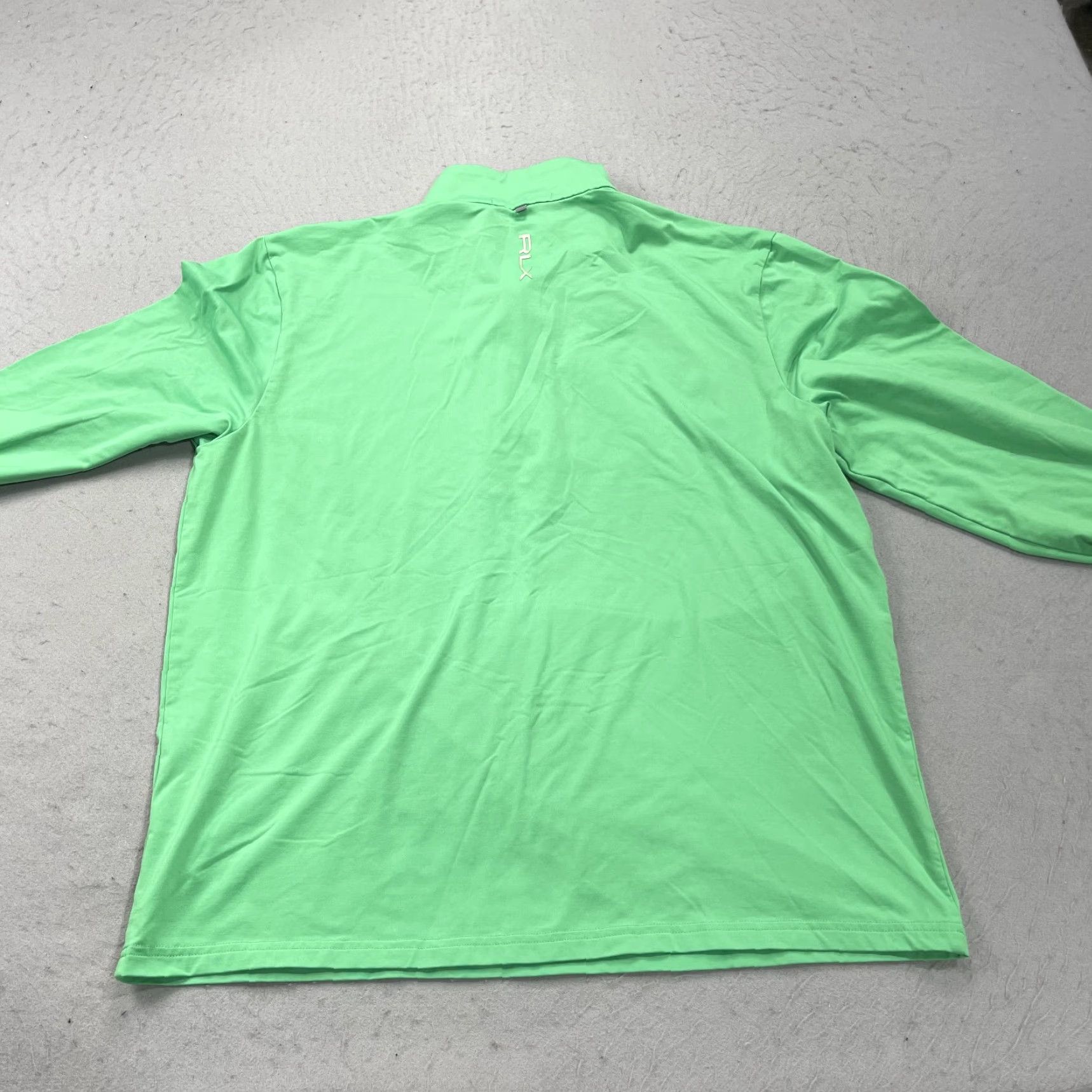 RLX Ralph Lauren RLX Ralph Lauren Jacket Mens Large Green Driver Performance Golf Logo 1/4 Zip Size US L / EU 52-54 / 3 - 6 Thumbnail