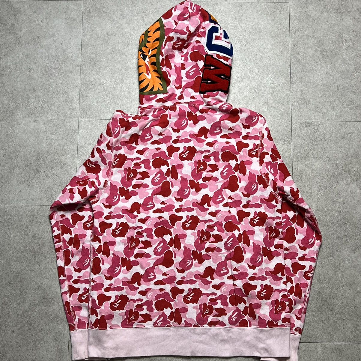 Bape Bape ABC Camo Full Zip Shark Hoodie Size US L / EU 52-54 / 3 - 2 Thumbnail
