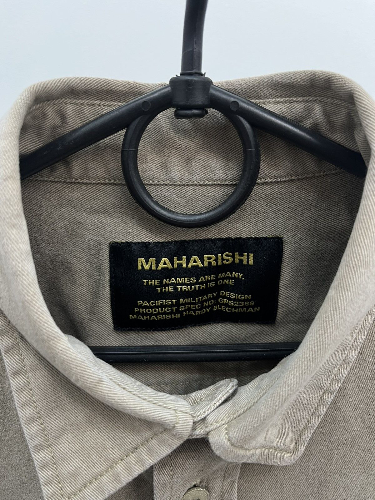 Maharishi Maharishi Eagle Embroidered Heavy Cotton Overshirt Jacket Size US L / EU 52-54 / 3 - 7 Thumbnail