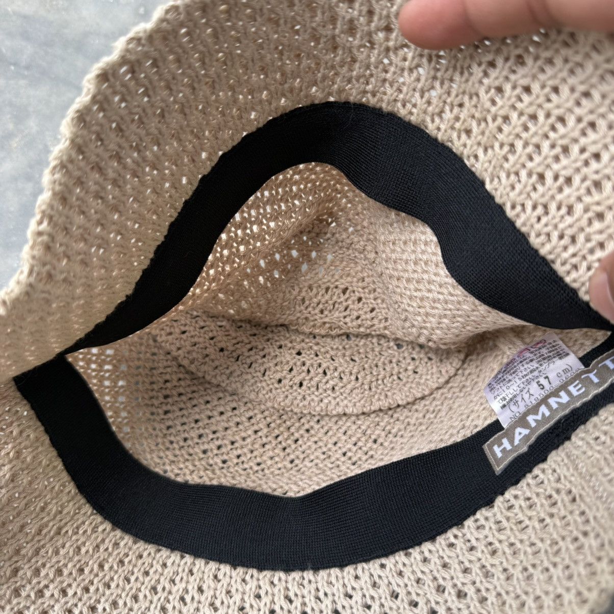 Katharine Hamnett London Katharine Hamnett Crochet Bucket Hat Size ONE SIZE - 2 Thumbnail