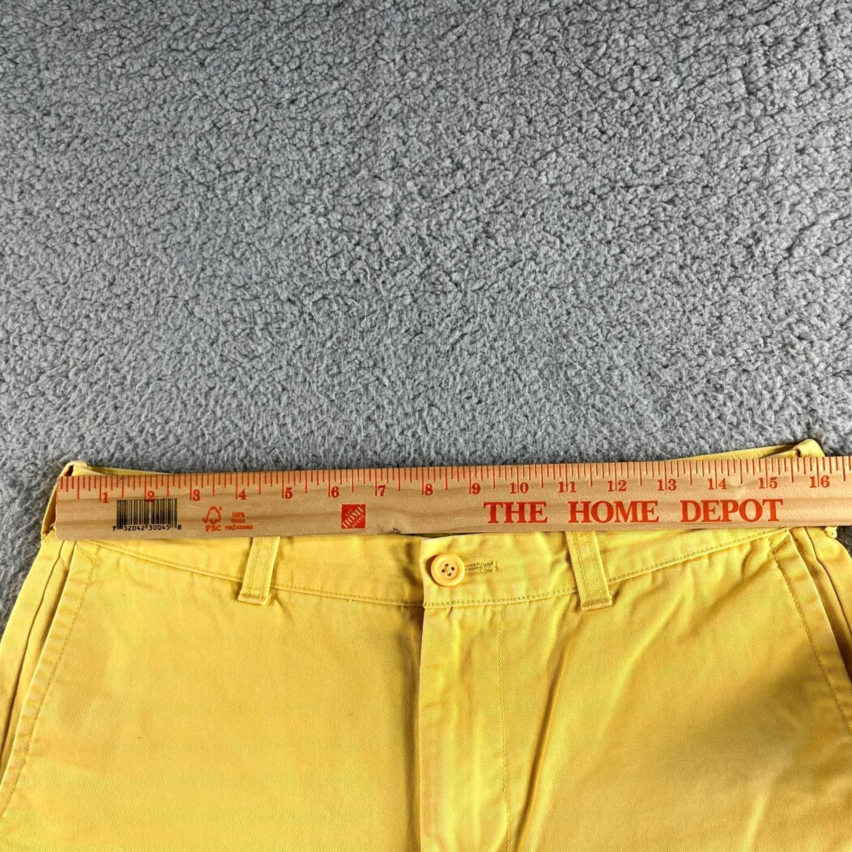 J.Crew J.CREW Shorts Mens 32 Yellow Chino Flat Front Beach Outdoor Preppy Casual Regular Inseam 10 in Size US 32 / EU 48 - 6 Thumbnail