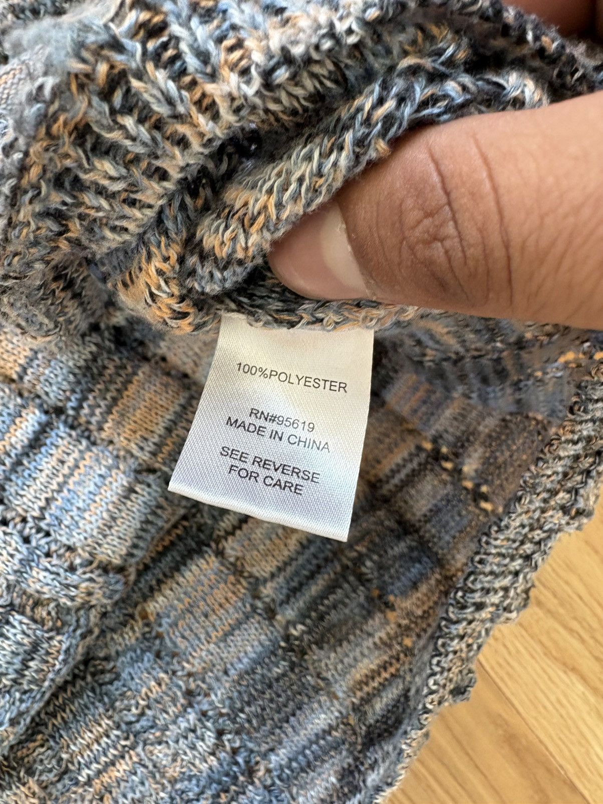 Other John Paul Richard Vintage 90s Y2K Textured 3D Knit Sweater M Size M / US 6-8 / IT 42-44 - 5 Thumbnail