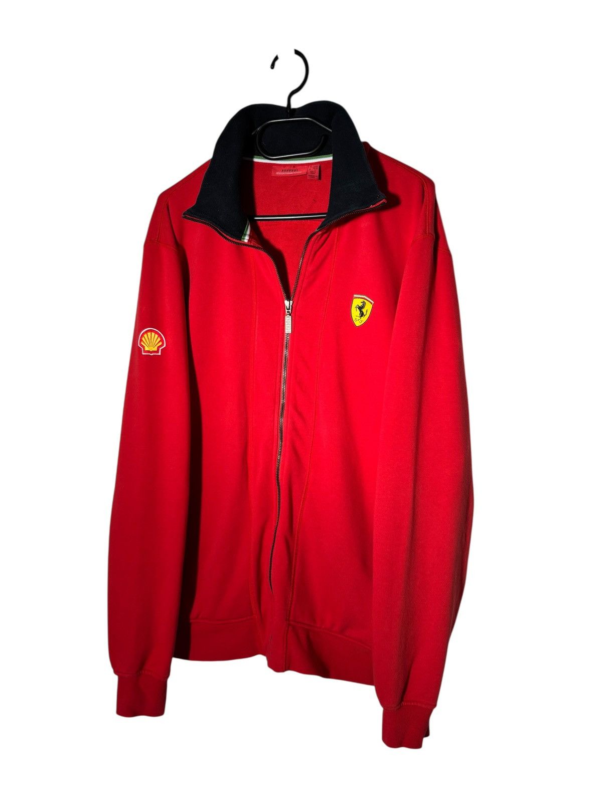 Ferrari Vintage Ferrari Jacket Track F1 Embroidered Logo Full Zip Size US XL / EU 56 / 4 - 1 Thumbnail