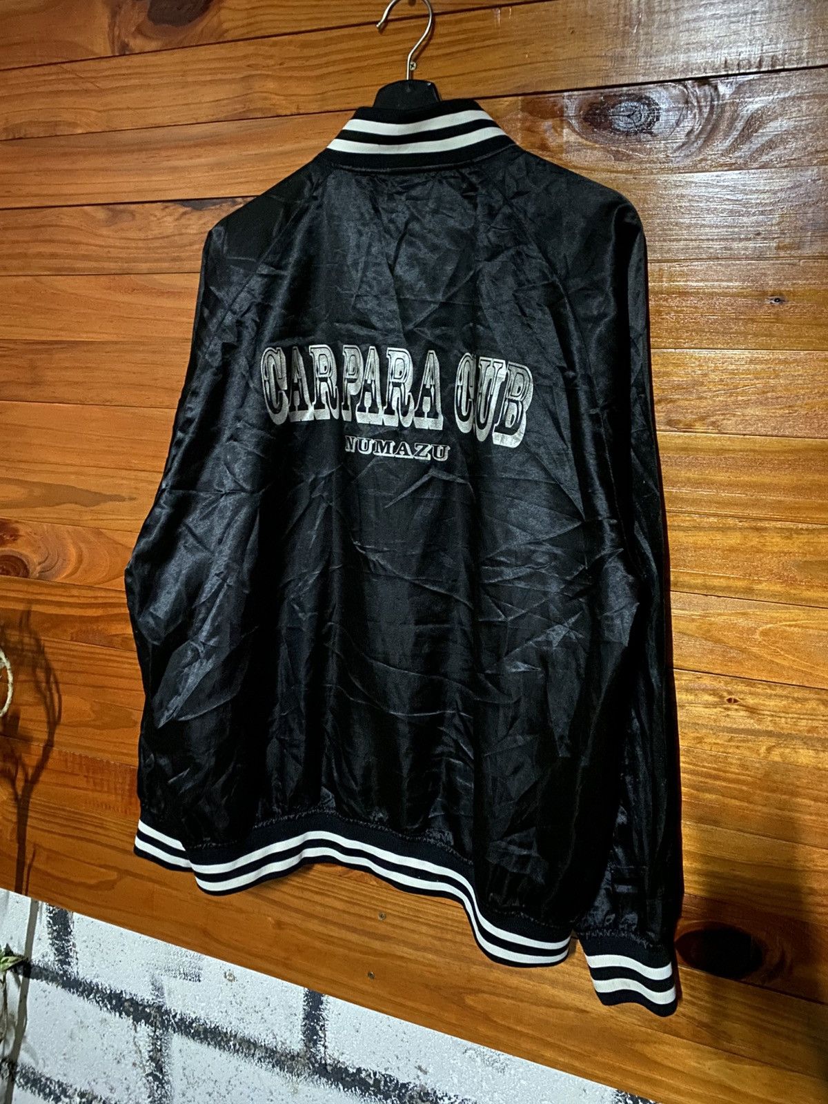 Japanese Brand Car Para Club Numazu Satin Bomber Jacket Japanese Streetwear Size US XL / EU 56 / 4 - 4 Thumbnail