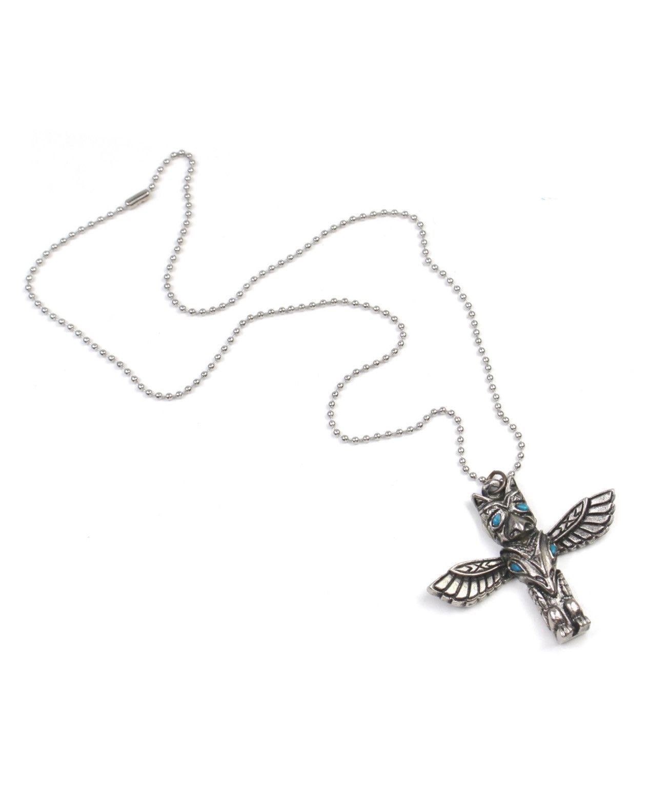 Vintage 2000S JAPANESE MADE TOTEM POLE SPIRIT NECKLACE Size ONE SIZE - 4 Thumbnail