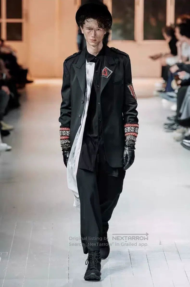 Yohji Yamamoto Yohji Yamamoto 20 AW Mainline Sleeve Band Smoking Suit Jac Size US L / EU 52-54 / 3 - 7 Thumbnail
