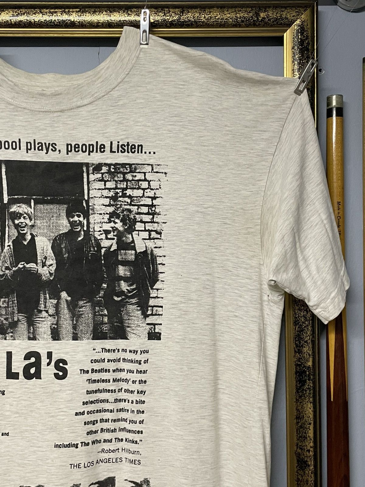Vintage Vintage 1991 The La’s Band Liverpool Plays Eye Rare Tee Size US XL / EU 56 / 4 - 5 Thumbnail