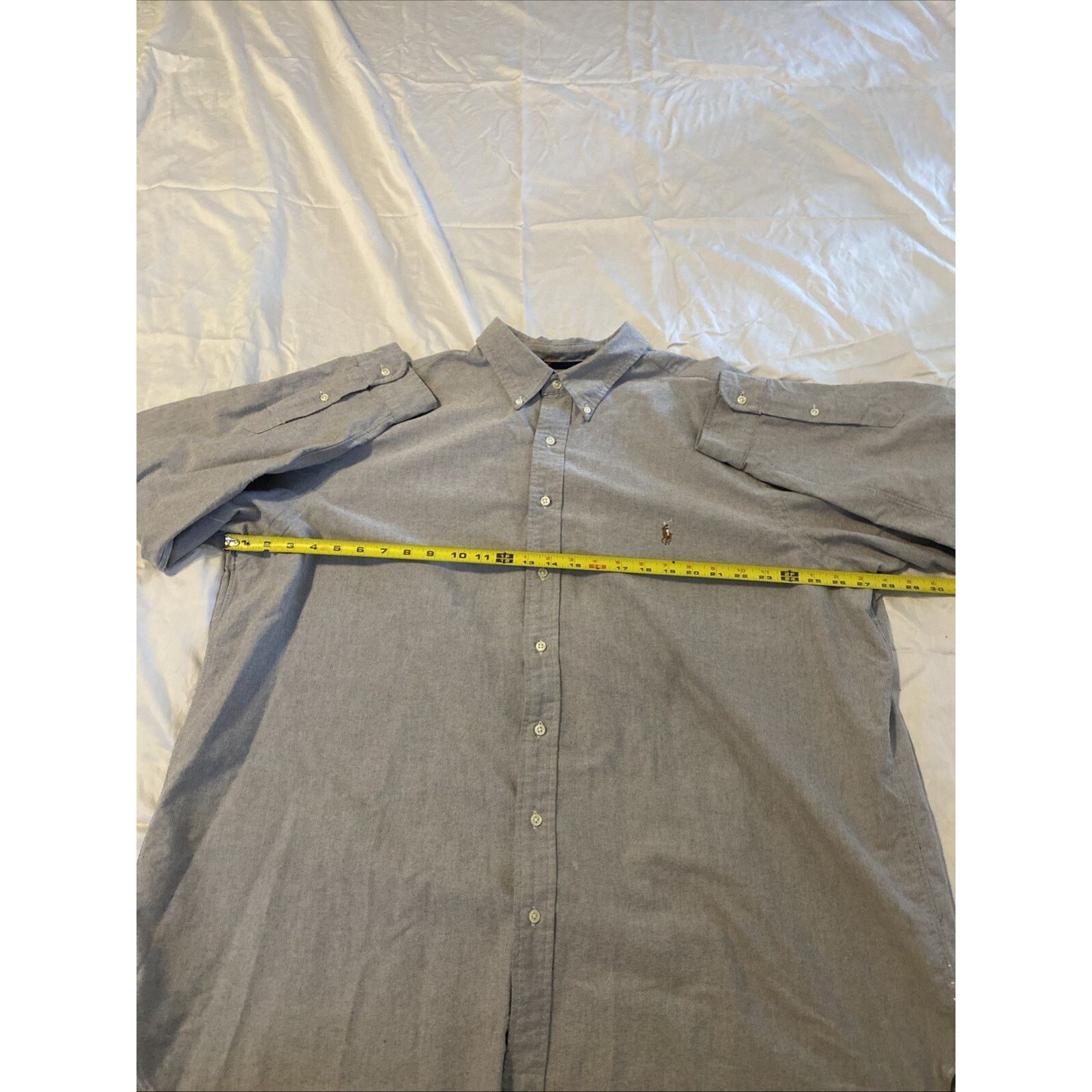 Polo Ralph Lauren Polo Ralph Lauren Yarmouth 2XB Oxford Button Up Dress Blue Size US XXL / EU 58 / 5 - 4 Thumbnail
