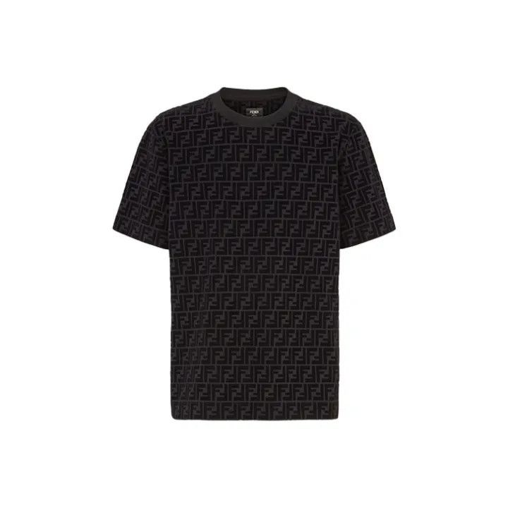 Fendi Fendi Monogram Short Sleeve T-Shirt for Men 0079 Size US XXL / EU 58 / 5 - 1 Thumbnail