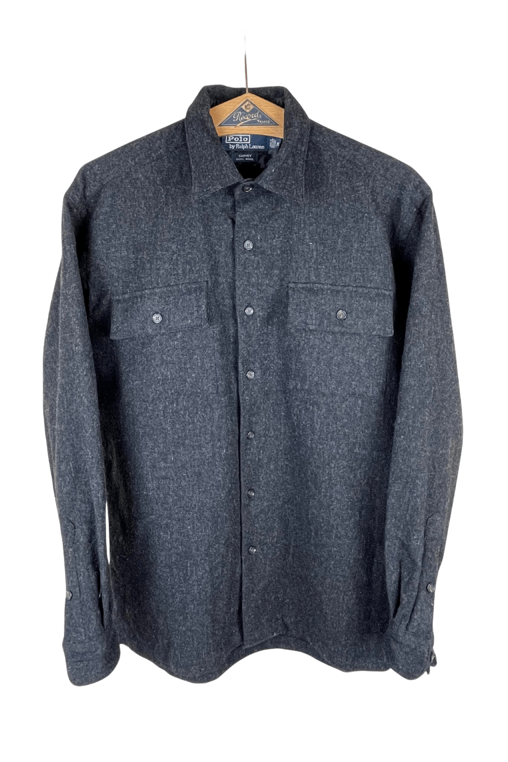 Polo Ralph Lauren PRL“GARVEY” Wool CPO Overshirt Jacket Charcoal M – Lined Size US M / EU 48-50 / 2 - 1 Thumbnail