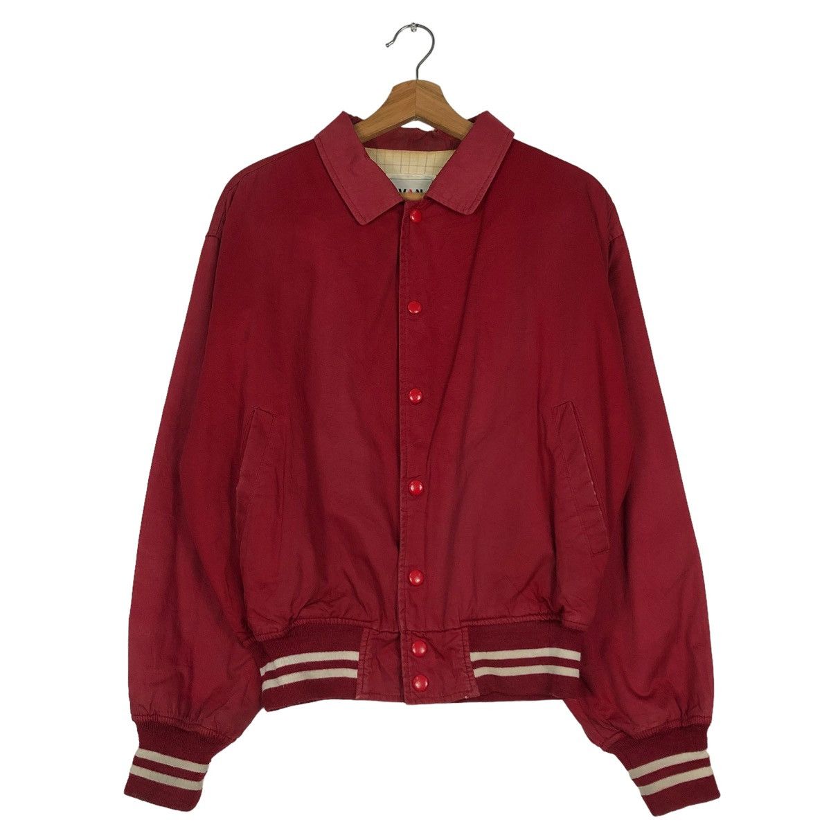 Japanese Brand 🔥VINTAGE BOMBER JACKET VAN JAC JAPAN ISSEY MIYAKE BIG LOGO Size US M / EU 48-50 / 2 - 4 Thumbnail