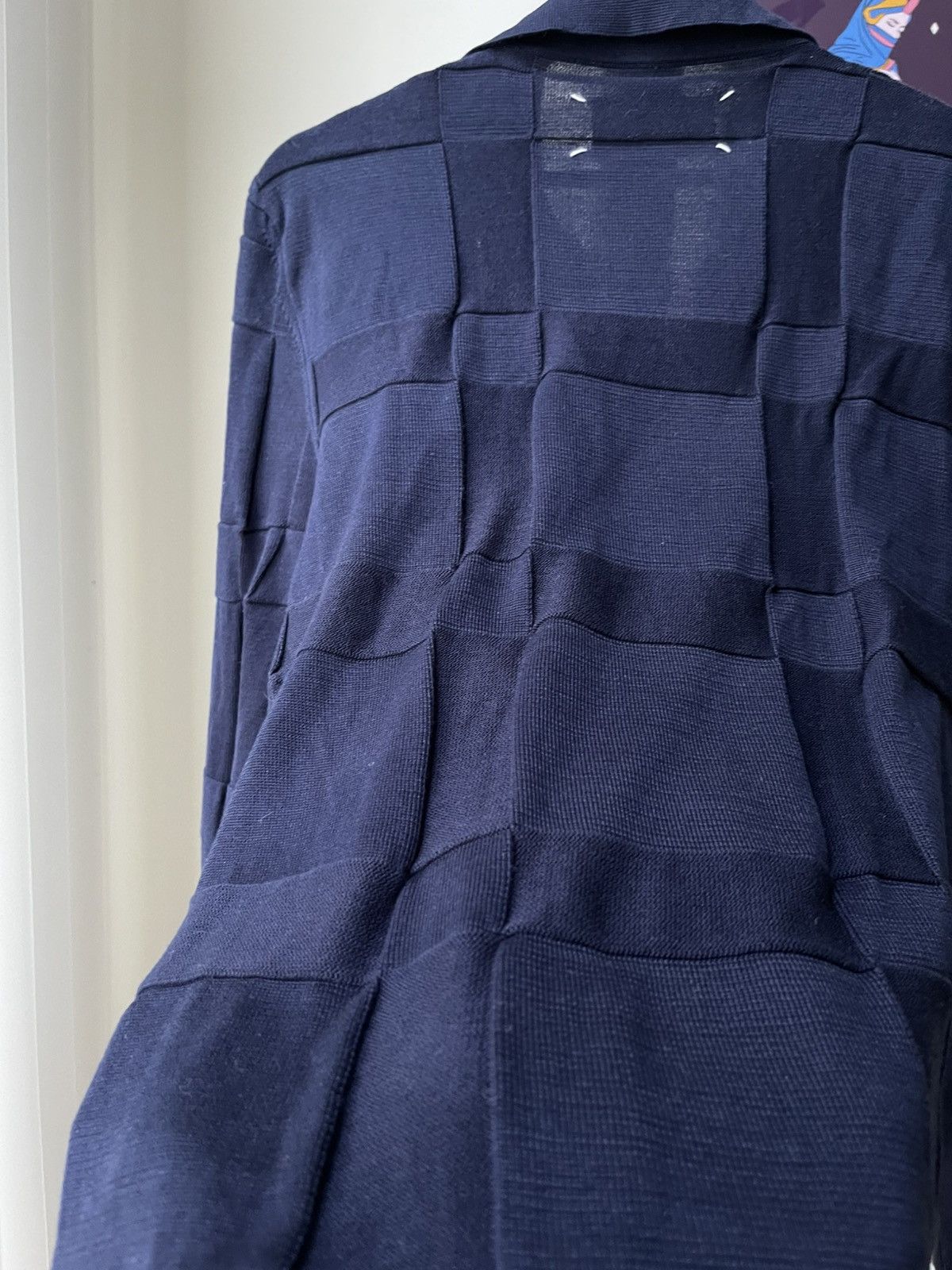 Maison Margiela Maison Margiela SS08 Navy Open-Collar Knit Polo Sweater Size US S / EU 44-46 / 1 - 13 Thumbnail