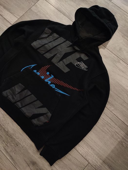 Nike Vintage nike multilogo hoodie | Grailed