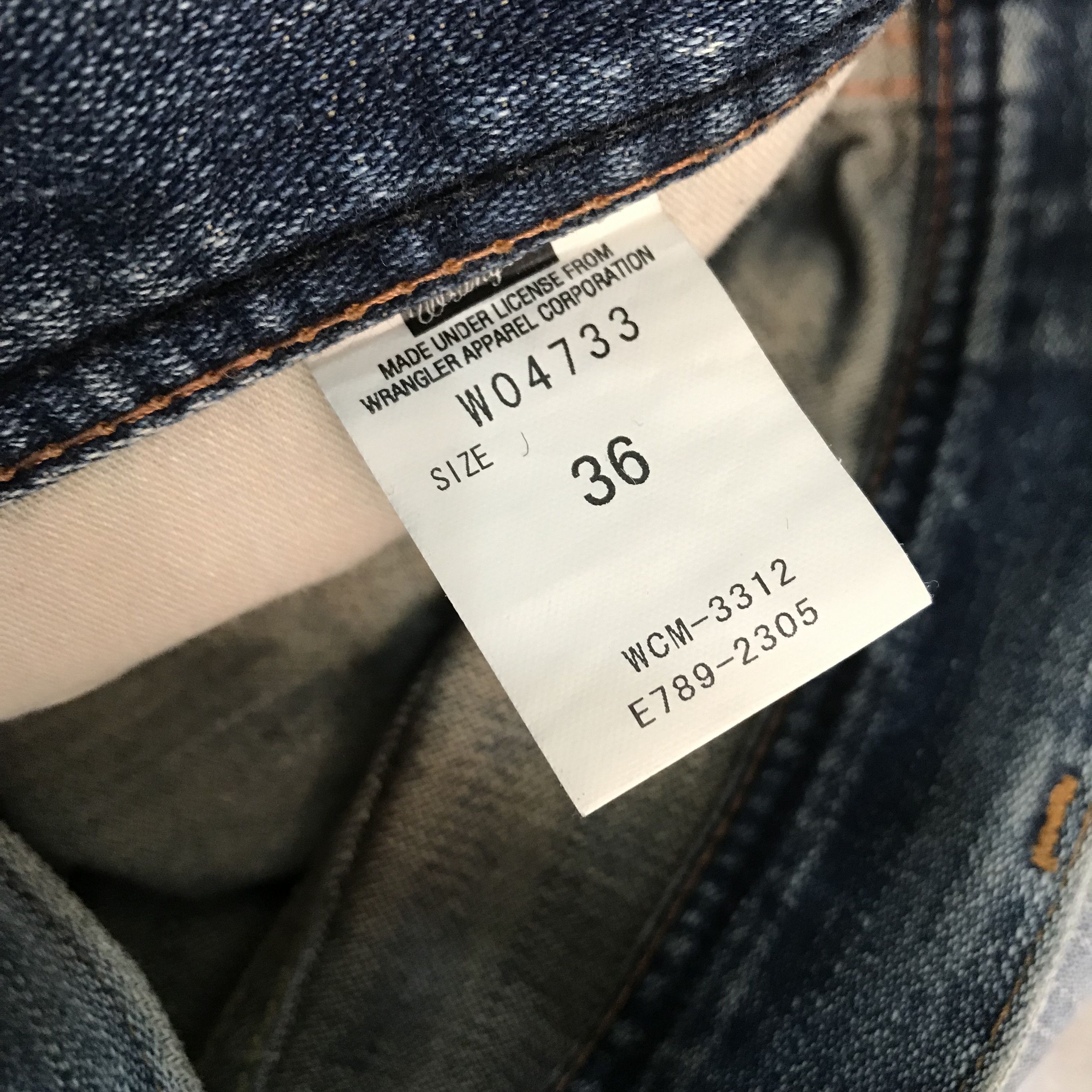 Wrangler Vintage 90's Wrangler Stone Washed Jeans Size US 36 / EU 52 - 14 Thumbnail