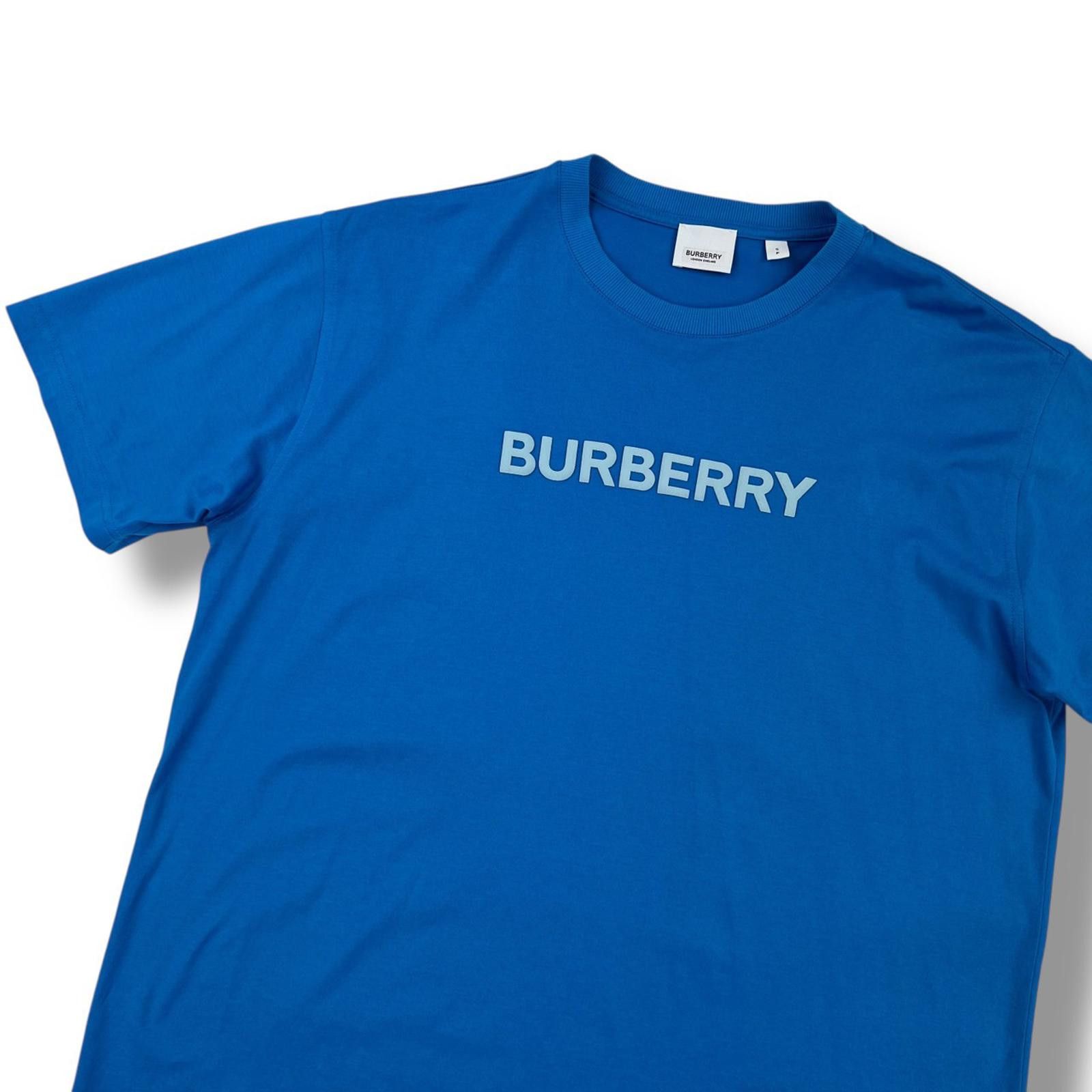 Burberry Burberry Blue Spellout T Shirt Size US S / EU 44-46 / 1 - 1 Thumbnail