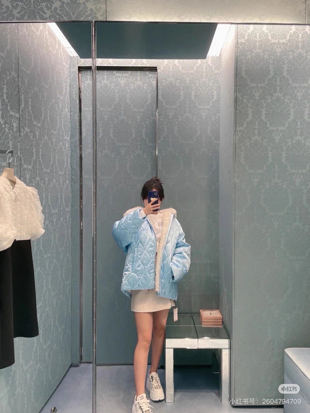 Miu Miu Miumiu Faux Fur Puffer 36 O/S 99new Cute Size XS / US 0-2 / IT 36-38 - 9 Thumbnail