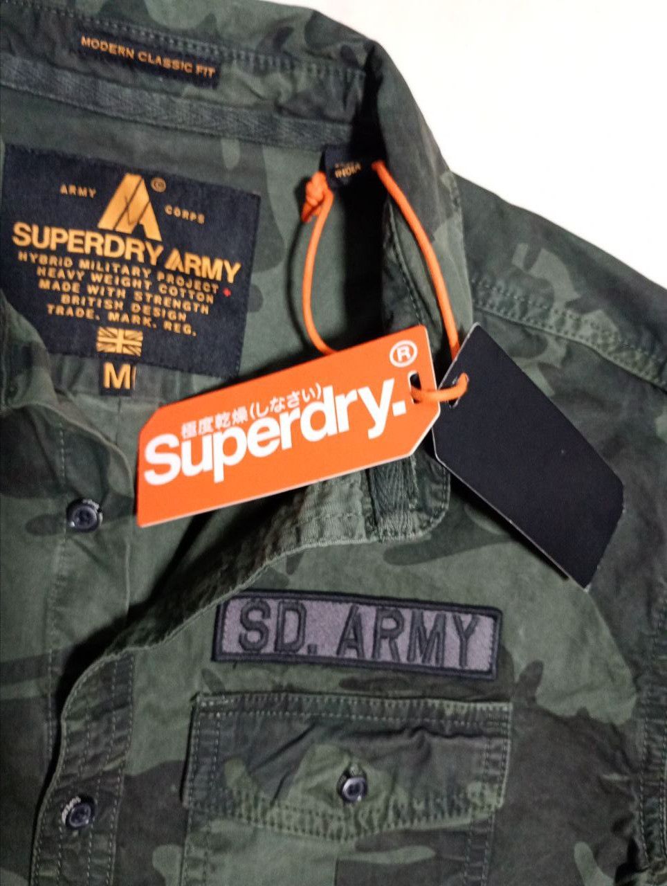 Japanese Brand × Superdry Superdry S.D.Army Shirt NWT Size US M / EU 48-50 / 2 - 11 Thumbnail