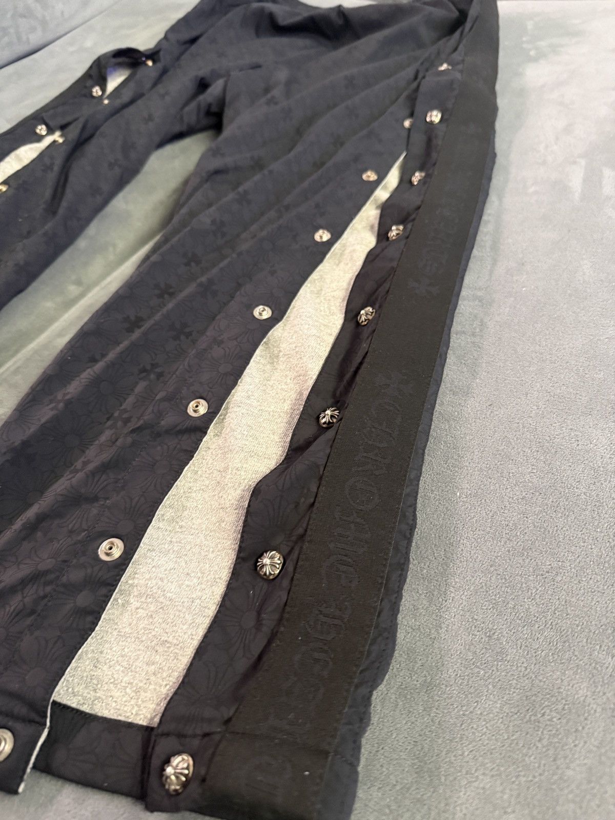 Chrome Hearts Chrome hearts Silver Button down track pants w/ size M Size US 30 / EU 46 - 9 Thumbnail