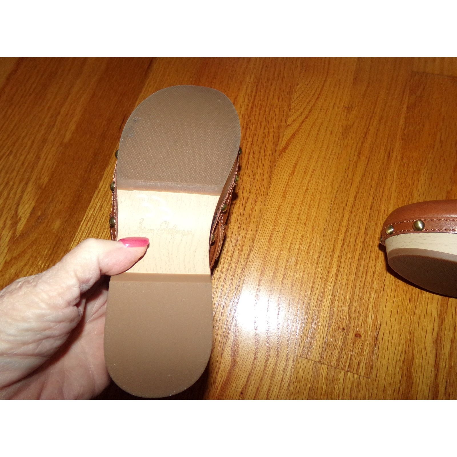 Sam Edelman Sam Edelmen Kaye wooden sole clogs size 5 New No Box Size US 5 / IT 35 - 5 Thumbnail