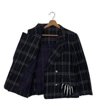 Burberry VINTAGE BURBERRYS DOUBLE BREAST JACKET TARTAN DESIGN Size US S / EU 44-46 / 1 - 8 Thumbnail