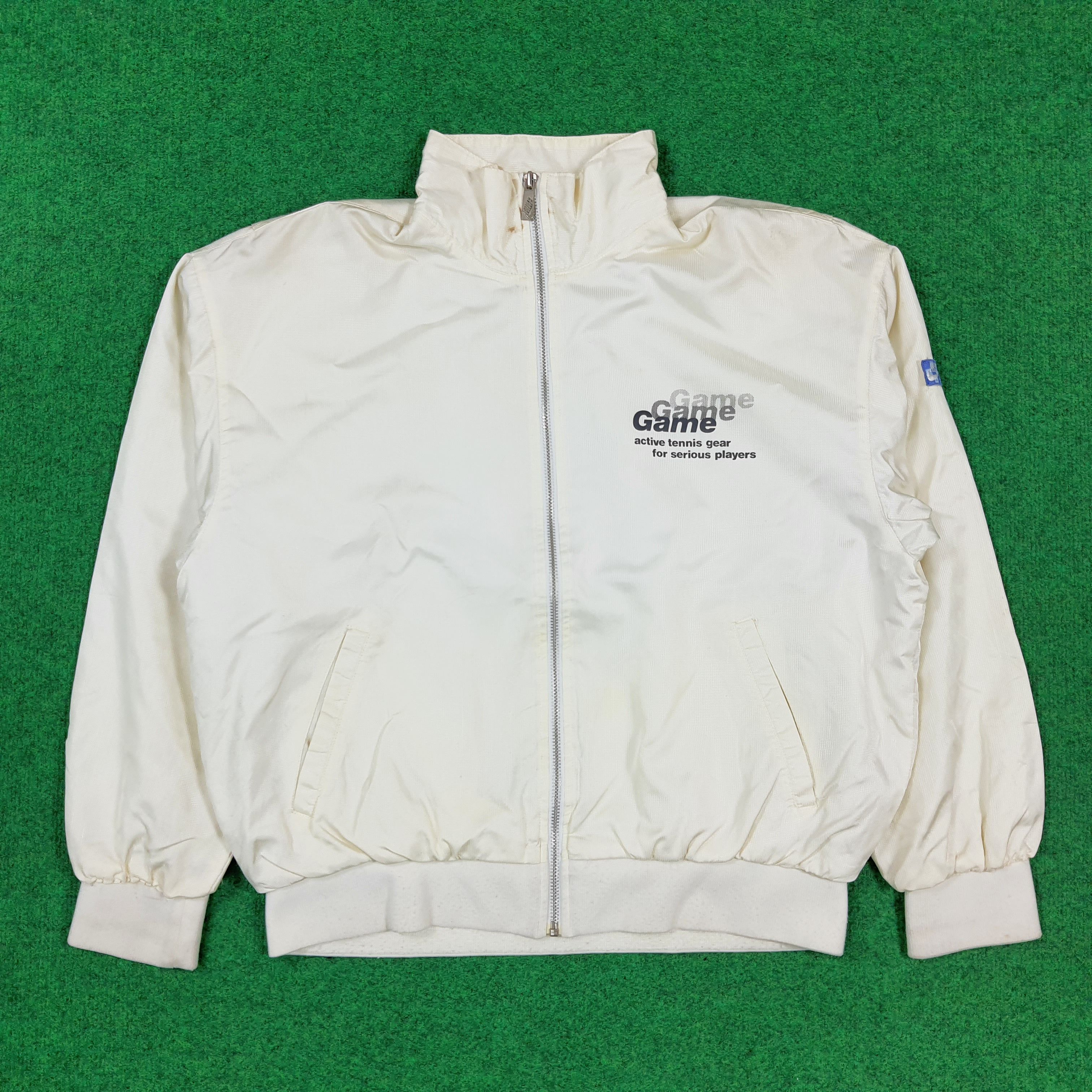 Nike Vintage NIKE Game Tennis Gear Windbreaker Bomber C306N14 Size US L / EU 52-54 / 3 - 1 Thumbnail