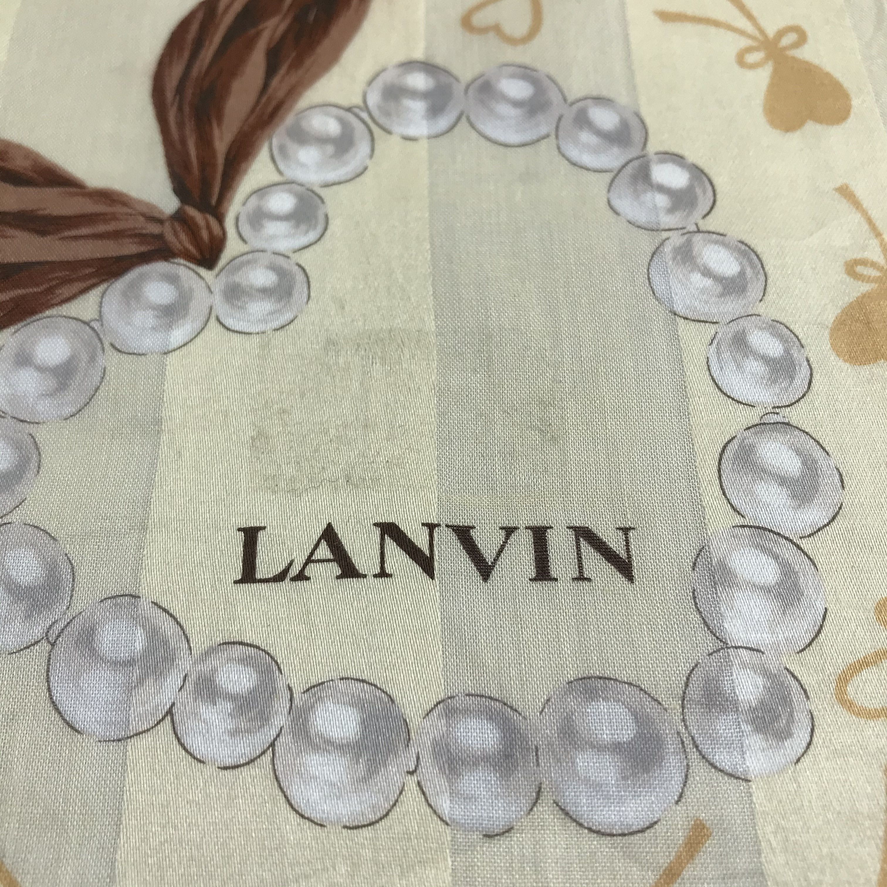 Lanvin Lanvin Handkerchief Neckerchief Bandana H1164 Size ONE SIZE - 3 Thumbnail