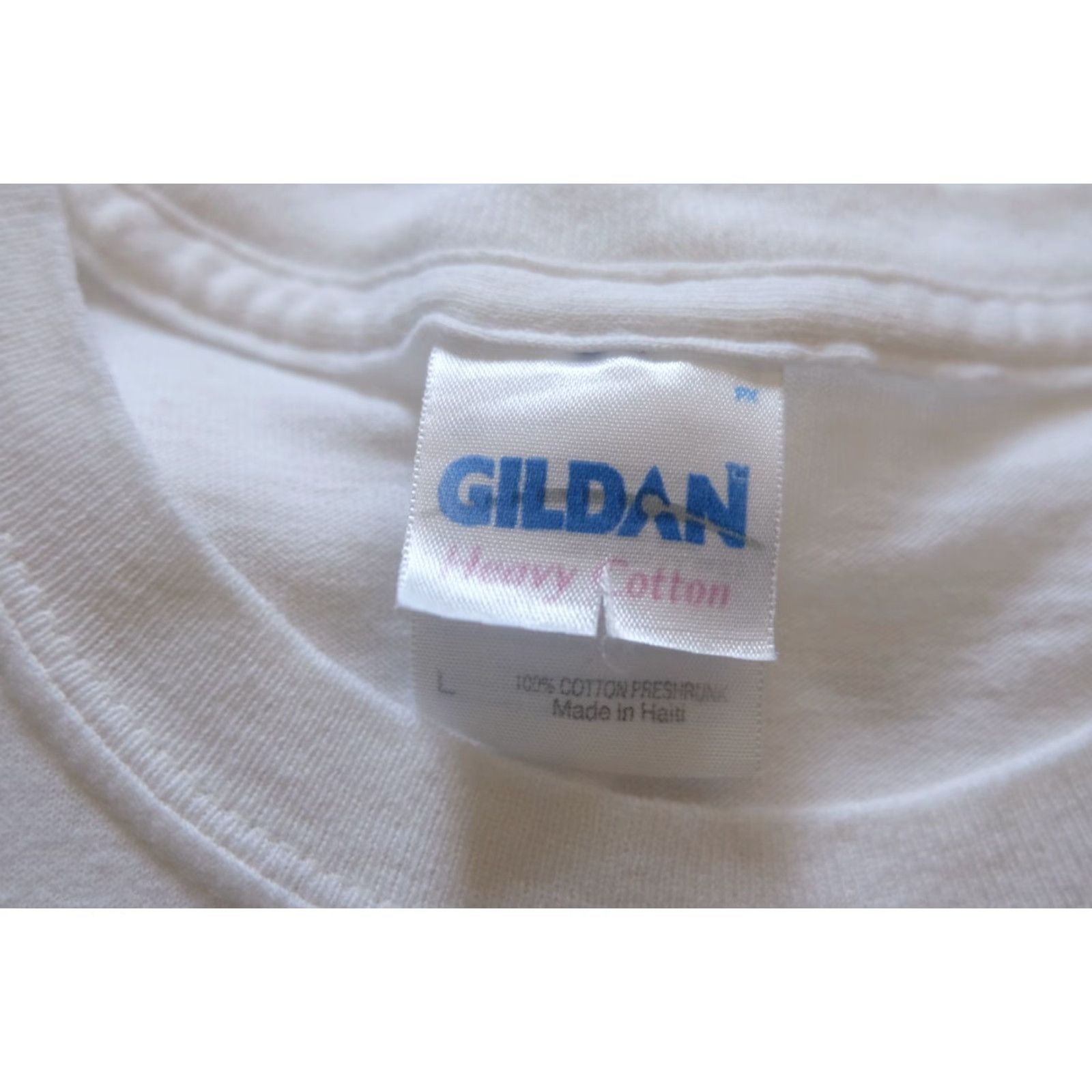 Gildan VINTAGE Gildan NEW YORK FLAG GRAPHIC T SHIRT 100% COTTON WHITE Mens SZ L 90s Y2K Shirt Size US L / EU 52-54 / 3 - 6 Thumbnail