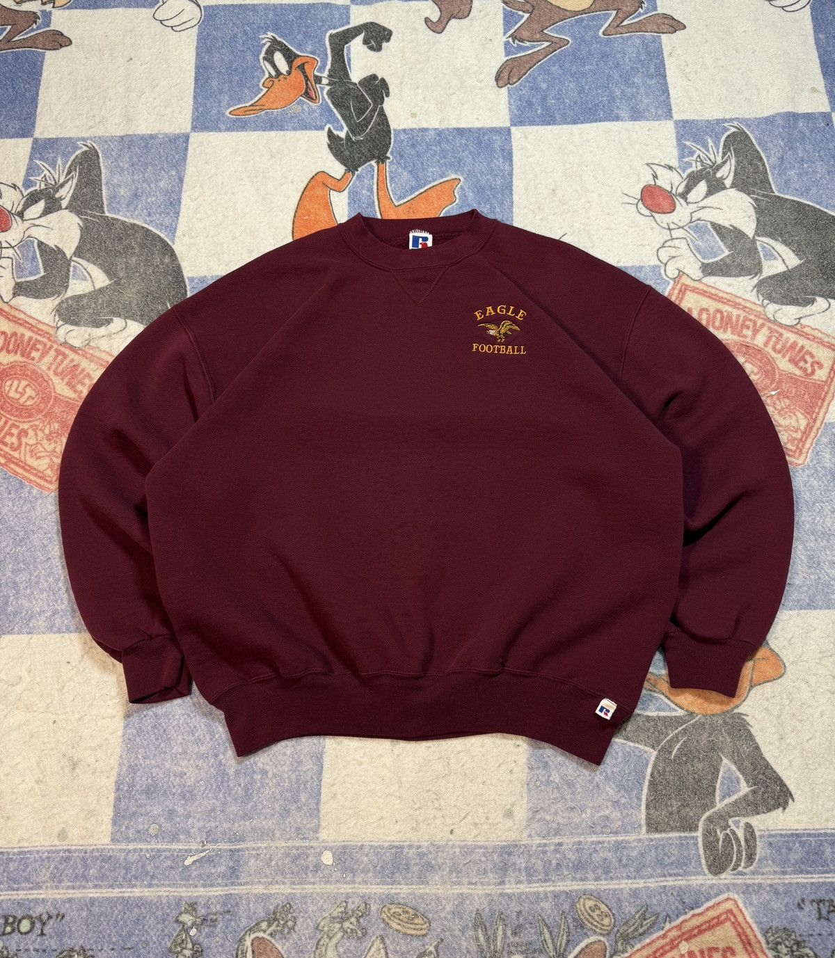 Russell Athletic Vintage eagles football crewneck sweatshirt Size US XL / EU 56 / 4 - 1 Thumbnail