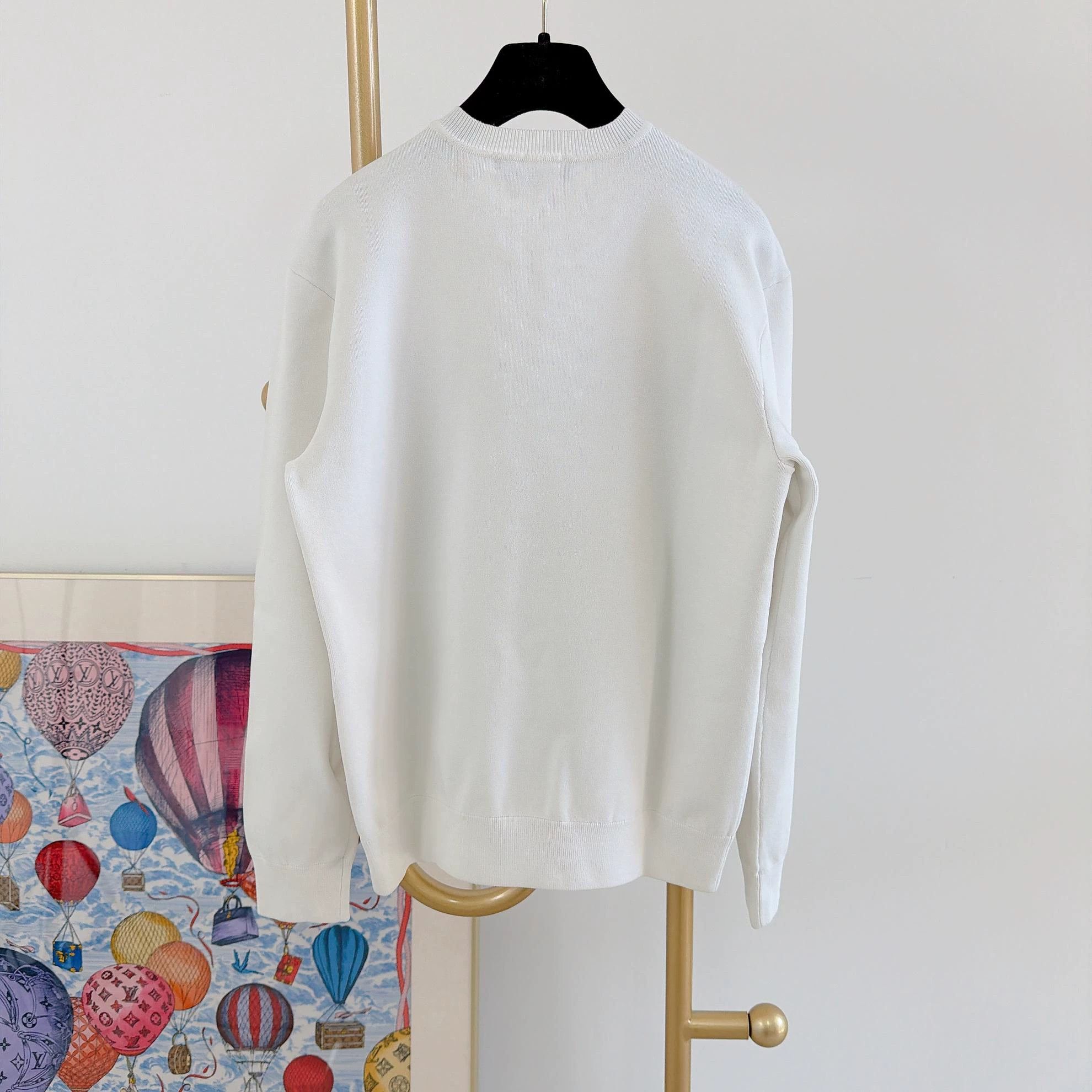 Alexander Wang Alexander Wang White V-Stripe Sweatshirt S 6305 Size US S / EU 44-46 / 1 - 3 Thumbnail