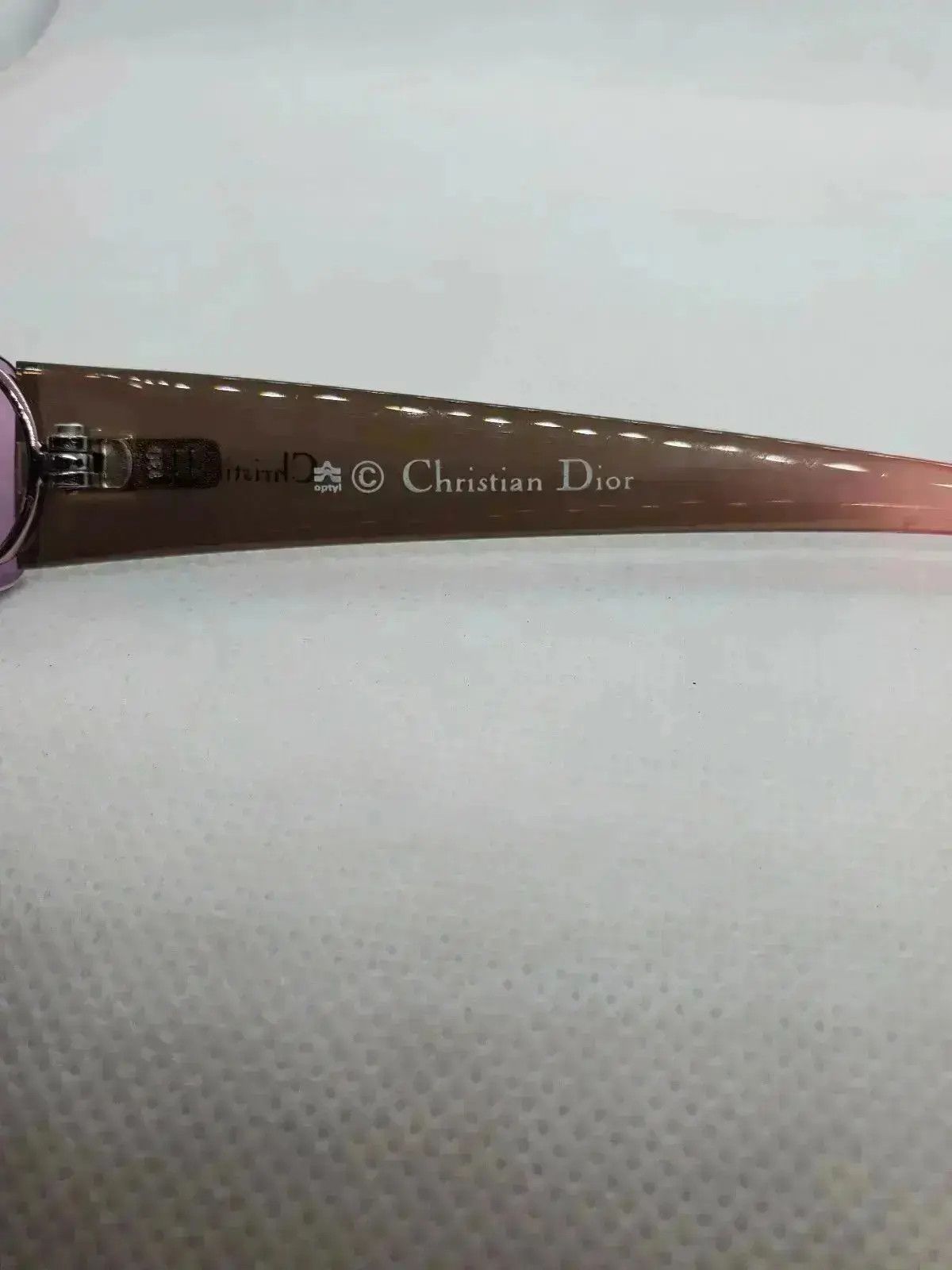 Dior × Vintage DIOR Sunglasses Working Girl Rectangle Wrap Shield Ski Y2K Size ONE SIZE - 6 Thumbnail