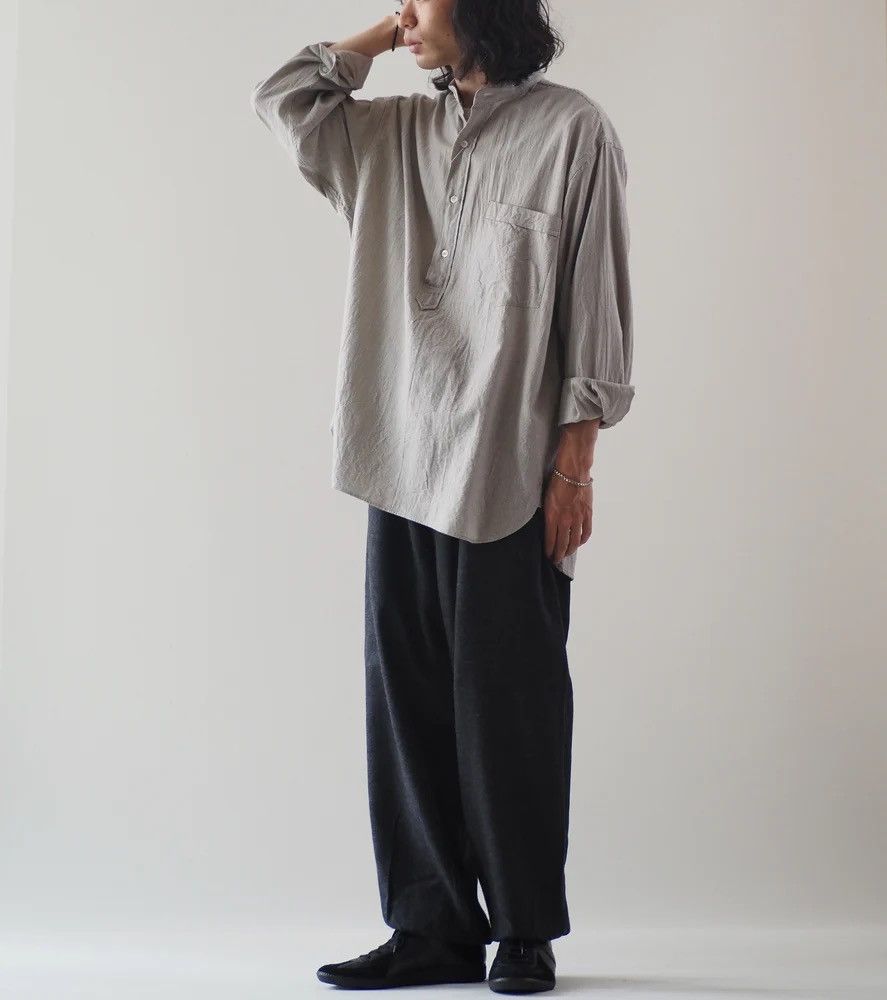 Comoli COMOLI Stripe pullover cotton/cashmere shirt Size US S / EU 44-46 / 1 - 5 Thumbnail
