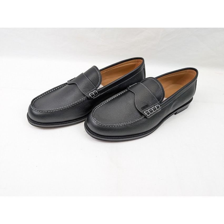 Dior o1rshd1 Granville Grained Calf Loafer in Nior Size US 13 / EU 46 - 16 Thumbnail