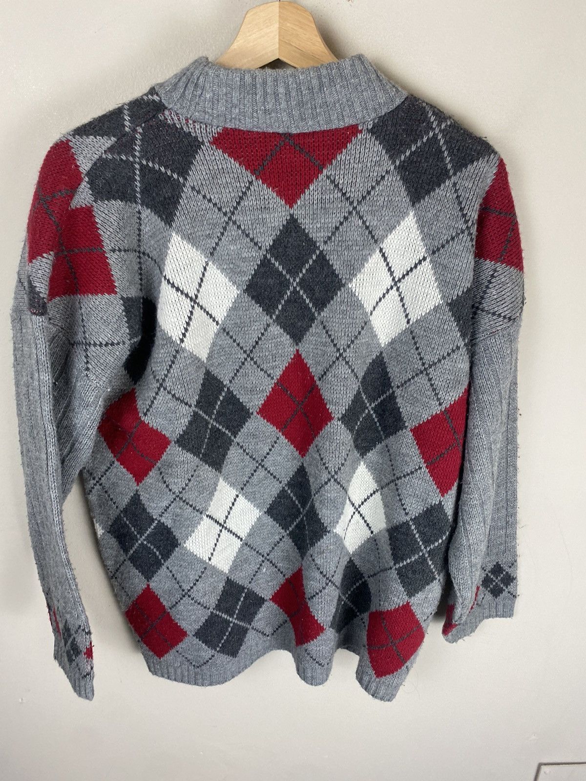 Vintage Vintage Aspen Argyle Knit Sweater Size US L / EU 52-54 / 3 - 1 Thumbnail