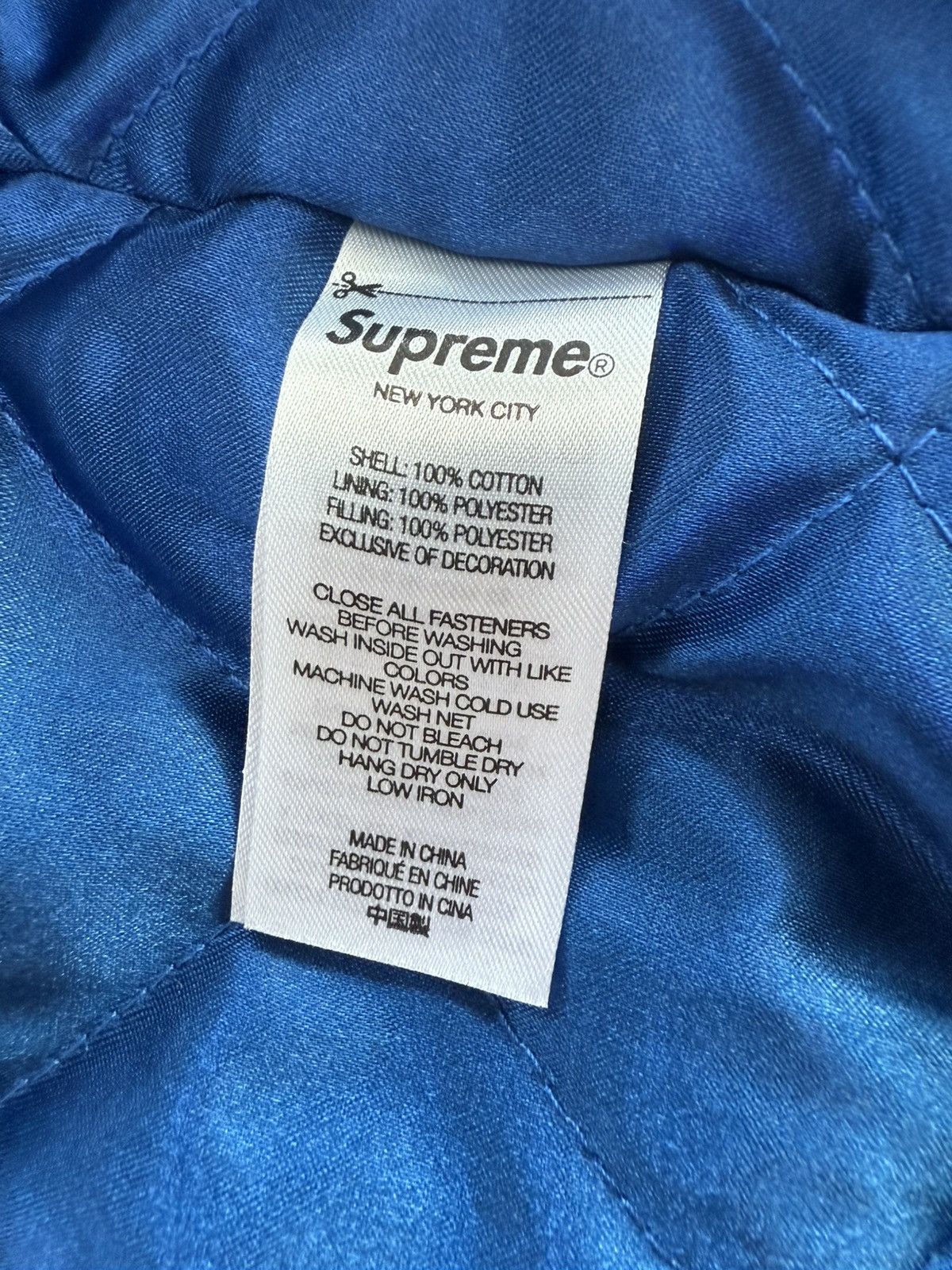 Mitchell & Ness × Supreme Supreme x Mitchell & Ness “Doughboy” Twill Varsity Jacket Size US L / EU 52-54 / 3 - 9 Thumbnail