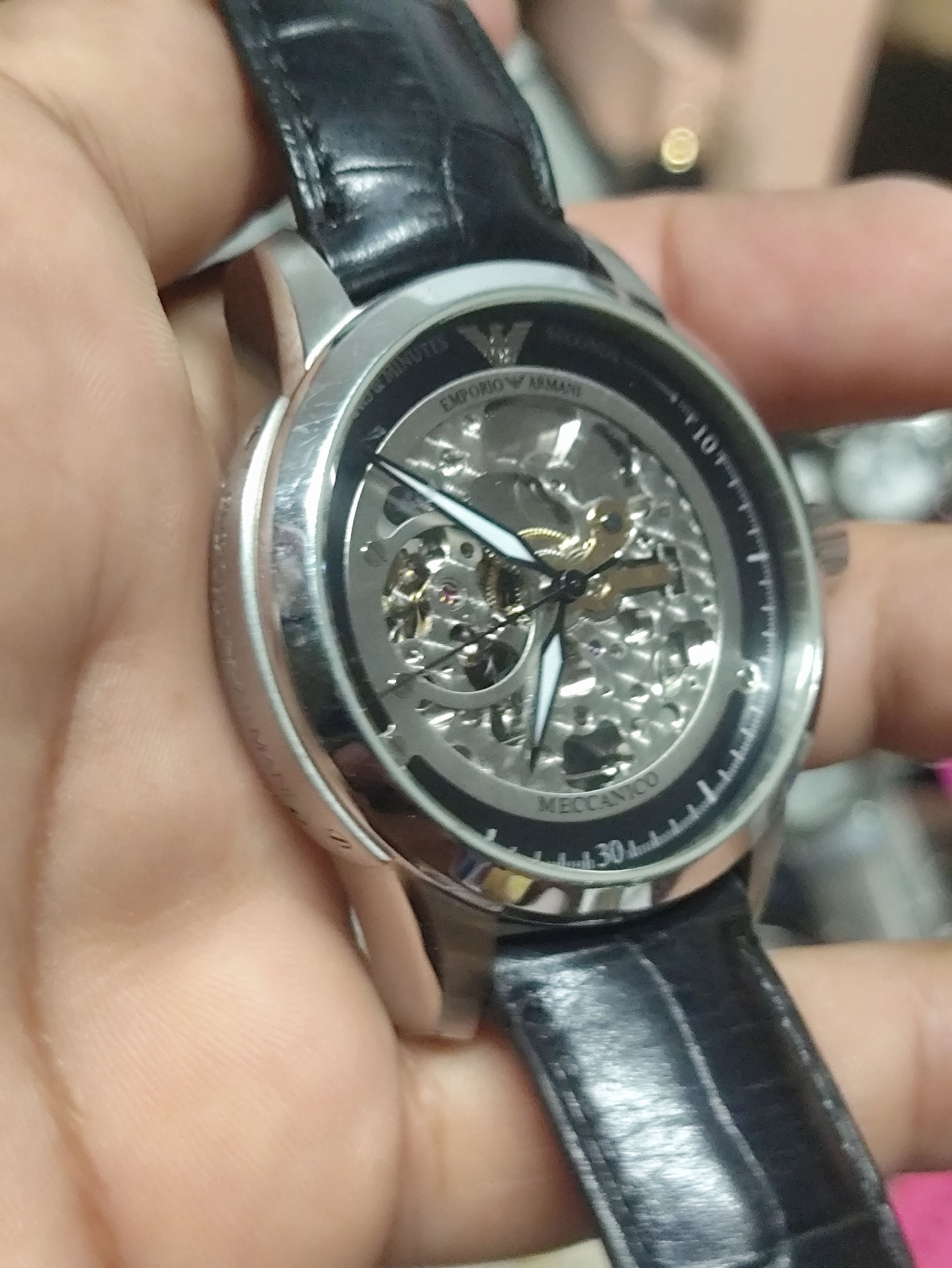 Emporio Armani × Vintage Luxury Vintage Emporio Armani WATCH AUTOMATIC ENGINE Size ONE SIZE - 5 Thumbnail
