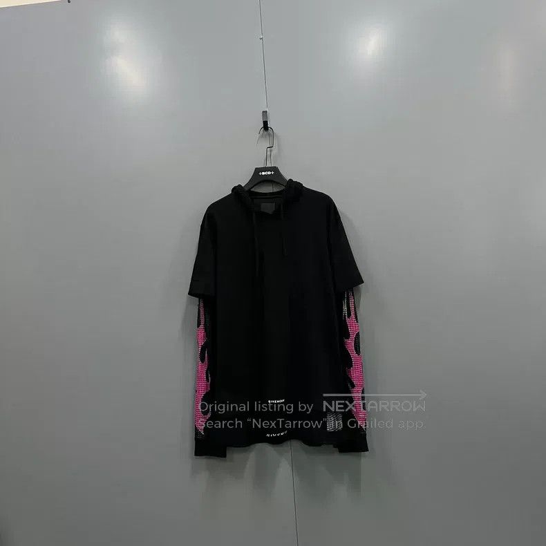 Givenchy Givenchy Fake Two Piece Qilin Arm Hoodie XL Size Size US XL / EU 56 / 4 - 1 Thumbnail